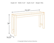 Load image into Gallery viewer, Torjin - Long Counter Table - Dark Brown
