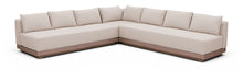 Load image into Gallery viewer, Solace - Olefin Performance Fabric 3 Piece Outdoor Patio Modular Sectional (2 Sofas & Corner Chair)