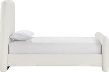 Load image into Gallery viewer, Fira - Linen Textured Fabric Upholstered Bed