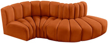 Load image into Gallery viewer, Arc - Velvet 4 Piece L-Shaped Modular Sofa