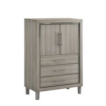 Load image into Gallery viewer, Lennox - Door Chest With Shoe Storage & LED Light - Gray