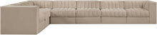 Load image into Gallery viewer, Rummi - Velvet Performance Fabric Upholstered 7 Piece Modular Sectional (With 3 Corner Chairs)