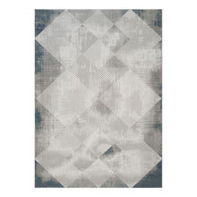 Load image into Gallery viewer, Geometrix - 5'3" X 7'3" Area Rug With Geometric, 3D Effect - Gray / Ivory