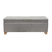 Load image into Gallery viewer, Soft Close Upholstered Storage Bench, Convenient Design