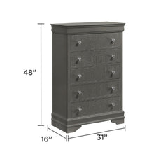 Load image into Gallery viewer, Blaze - Modern 5 Drawer Chest