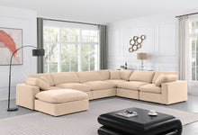 Load image into Gallery viewer, Comfy - 7 Piece Velvet Modular Sectional With Chaise