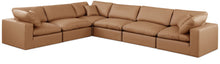 Load image into Gallery viewer, Comfy - 6 Piece Faux Leather Modular Corner Sectional