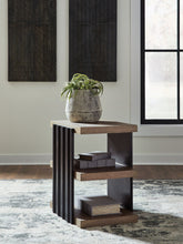 Load image into Gallery viewer, Rylandyn - Rectangular End Table - Black / Light Brown