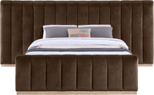 Load image into Gallery viewer, Amara - Velvet Upholstered Bed