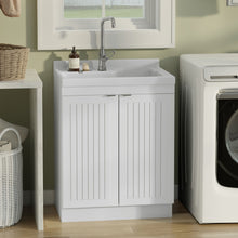 Load image into Gallery viewer, Murphy - Laundry Cabinet & Faucet And Stainless Steel Sink