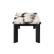 Load image into Gallery viewer, Strata - Faux Marble 3 Piece Occasional Set (1 Coffee & 2 End Tables) - Black / White