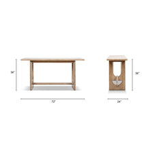 Load image into Gallery viewer, Turnkey - Trestle Console Table - Antique Brown