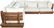 Load image into Gallery viewer, Mirella - 5 Piece Water Resistant Fabric Upholstered Outdoor Patio Modular Sectional