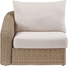 Load image into Gallery viewer, Seacrest - Olefin Water Resistant Fabric And Wicker Outdoor Patio Left Arm Chair
