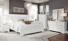 Load image into Gallery viewer, Pompei - 4 Piece Twin Bedroom Set (Bookcase Twin Bed, Dresser, Mirror And Nightstand) - White