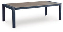 Load image into Gallery viewer, East Beach - Rectangular Dining Table With Umbrella Option - Blue