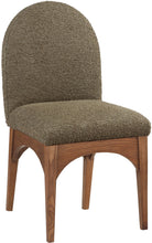 Load image into Gallery viewer, Waldorf - Boucle Dining Side Chair With Brown Legs