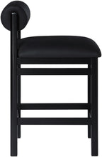 Load image into Gallery viewer, Roundhill - Faux Leather Counter Stool - Black Frame