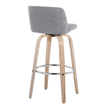 Load image into Gallery viewer, Toriano - Contemporary Fixed Height Barstool With Swivel & Round Footrest (Set of 2)