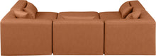 Load image into Gallery viewer, Cube - 6 Piece Modular Sectional - Cognac
