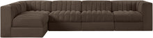 Load image into Gallery viewer, Rummi - Velvet Performance Fabric Upholstered 5 Piece Modular Sectional, L-Shaped (Right)