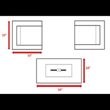 Load image into Gallery viewer, Outdoor Rattan Wicker Seating Set With Cushions 2 Person Patio Furniture - Espresso / Gray