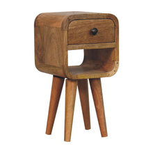 Load image into Gallery viewer, Mini California Curved Nightstand Wth Lower Slot