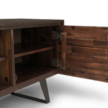 Load image into Gallery viewer, Lowry - TV Media Stand - Distressed Charcoal Brown