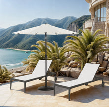 Load image into Gallery viewer, Fiji - Aluminum Patio Umbrella With Round Black Base