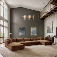 Load image into Gallery viewer, Shaggy - Fabric 6 Piece Modular Sectional With Chaise And Ottoman