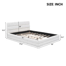 Load image into Gallery viewer, Upholstered Platform Bed With Headboard