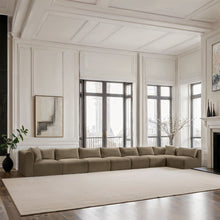 Load image into Gallery viewer, Shaggy - Fabric 8 Piece Modular Sectional