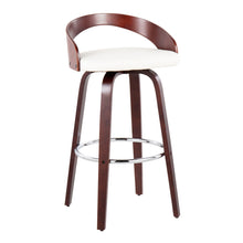 Load image into Gallery viewer, Grotto - Mid Century Elegant Design Modern Barstool With Swivel (Set of 2)
