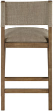Load image into Gallery viewer, Avon - Linen Textured Performance Fabric Counter Stool