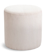 Load image into Gallery viewer, Roy - Round Microsuede Ottoman / Stool