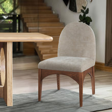 Load image into Gallery viewer, Waldorf - Chenille Dining Side Chair With Brown Legs