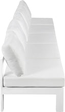 Load image into Gallery viewer, Nizuc - Outdoor Patio 5 Seat Modular Armless Sofa With White Frame