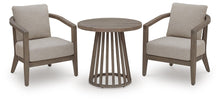 Load image into Gallery viewer, Joy Lagoon - Outdoor Chairs With Cushions/Table (Set of 3) - Beige
