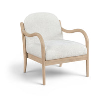 Load image into Gallery viewer, Helmsley - Performance Fabric Upholstered Accent Chair - Cream / Natural