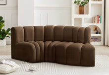 Load image into Gallery viewer, Arc - Velvet 3 Piece Modular L-Shaped Sofa
