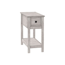 Load image into Gallery viewer, Accent End Table, 2 Tier, Narrow, Lamp, Storage Drawer, Charming Design