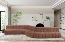 Load image into Gallery viewer, Arc - Faux Leather 8 Piece Curved Modular Sofa