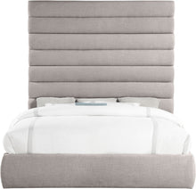 Load image into Gallery viewer, Adam - Linen Fabric Bed With 89" Headboard