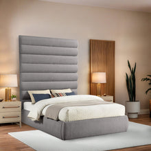 Load image into Gallery viewer, Adam - Boucle Fabric Bed With 89" Headboard