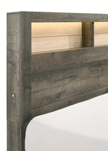 Load image into Gallery viewer, Crown Mark Furniture Rhett King Platform Bed in Gray