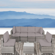 Load image into Gallery viewer, Seating Set With Cushions Handcrafted Wicker Design