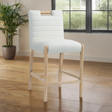Load image into Gallery viewer, Aimee - Counter Stool - Light Brown Legs