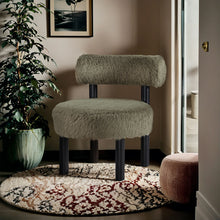 Load image into Gallery viewer, Ambre - Vegan Shearling Fabric Upholstered Accent Chair