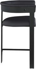 Load image into Gallery viewer, Romeo - Faux Leather Counter Stool With Black Base (Set of 2)