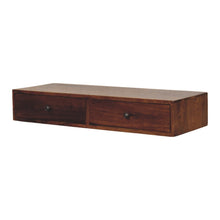 Load image into Gallery viewer, Lunar - 2 Drawer Wall Mounted Console - Brown